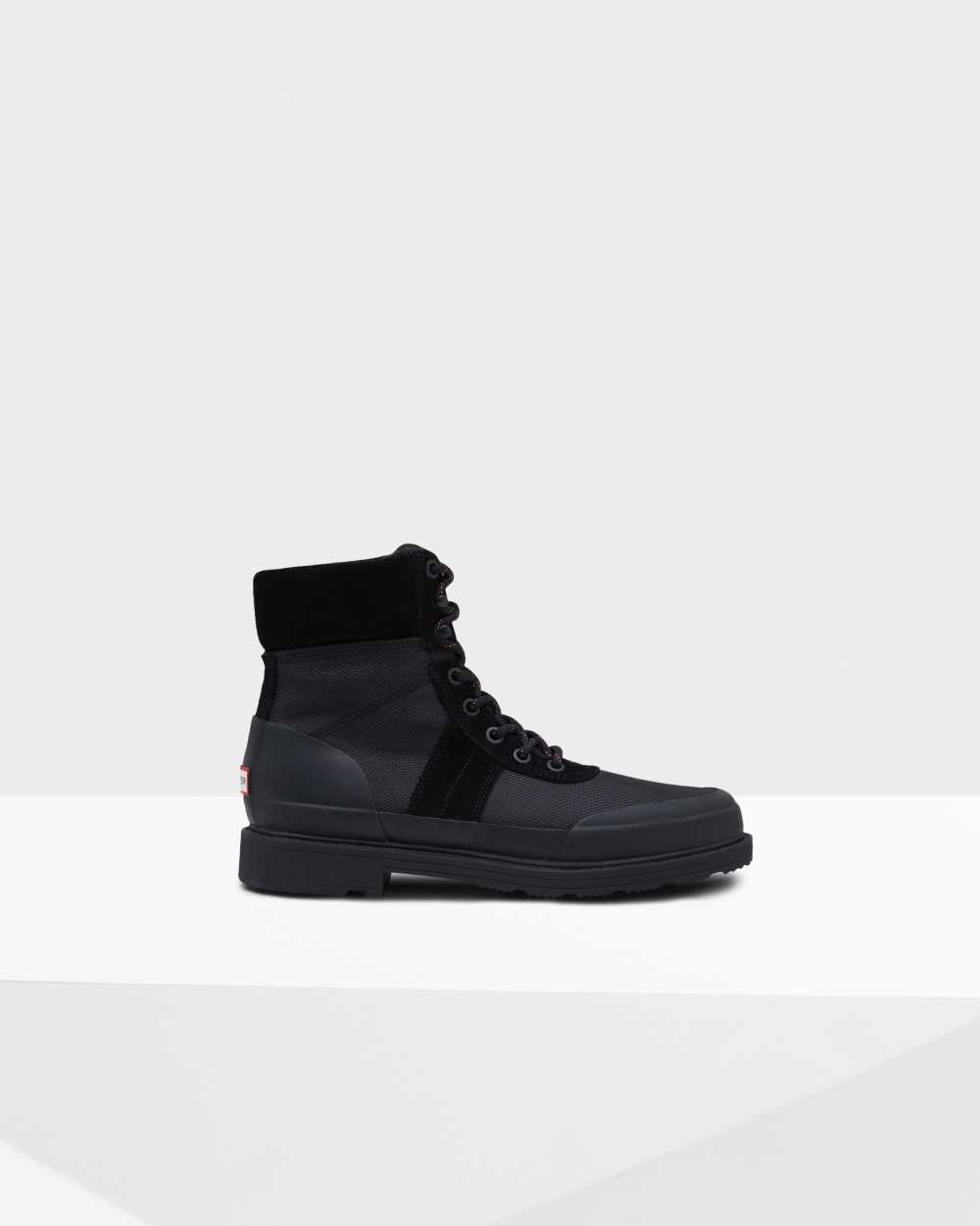 Hunter Women's Original Insulated Commando Winter Boots Black,VXEU97834